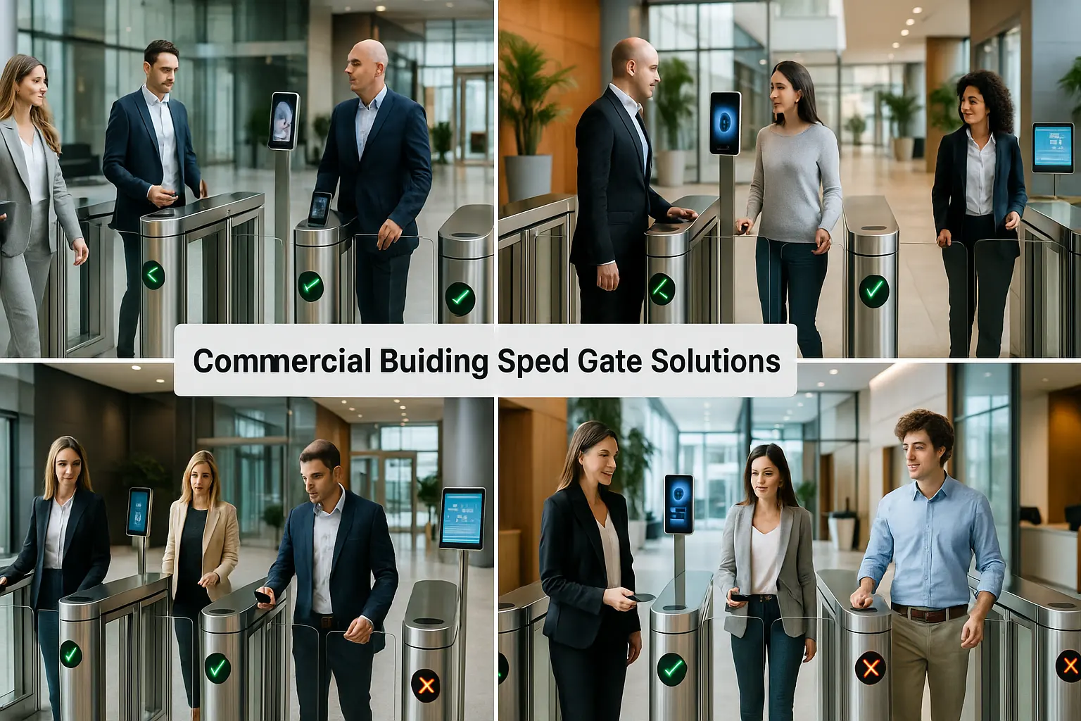 פתרון שער מהירות לבניינים מסחריים באירופה