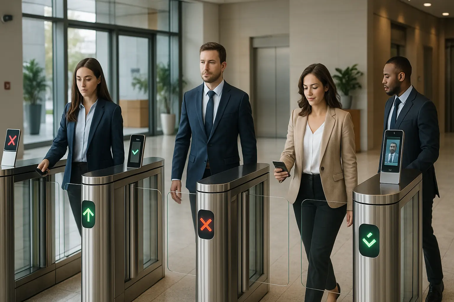 מערכת כניסה אינטליגנטית לשער מהירות צרפת