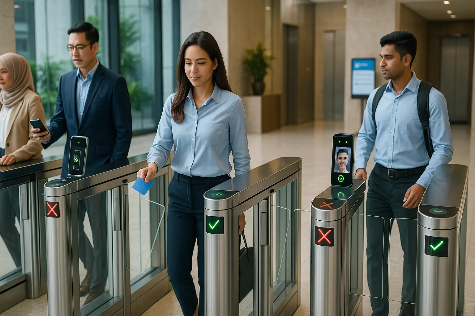 שער מהירות לכניסה למלזיה לבניין משרדים