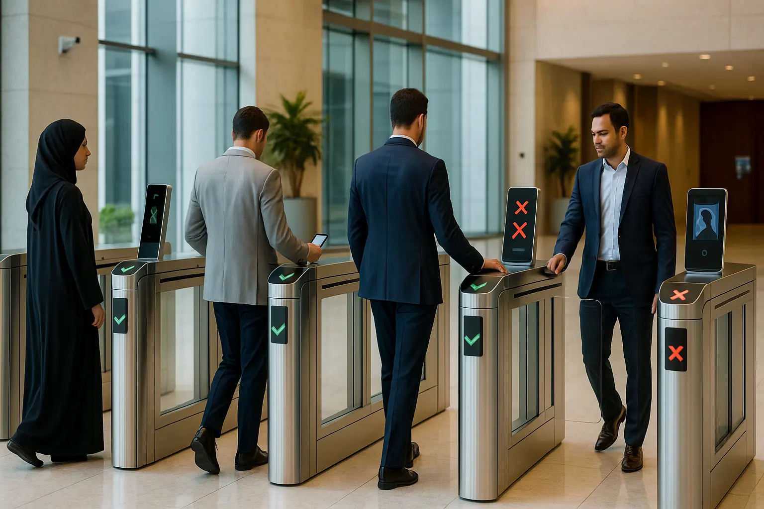 פתח בקרת גישה לשער מהירות של איחוד האמירויות