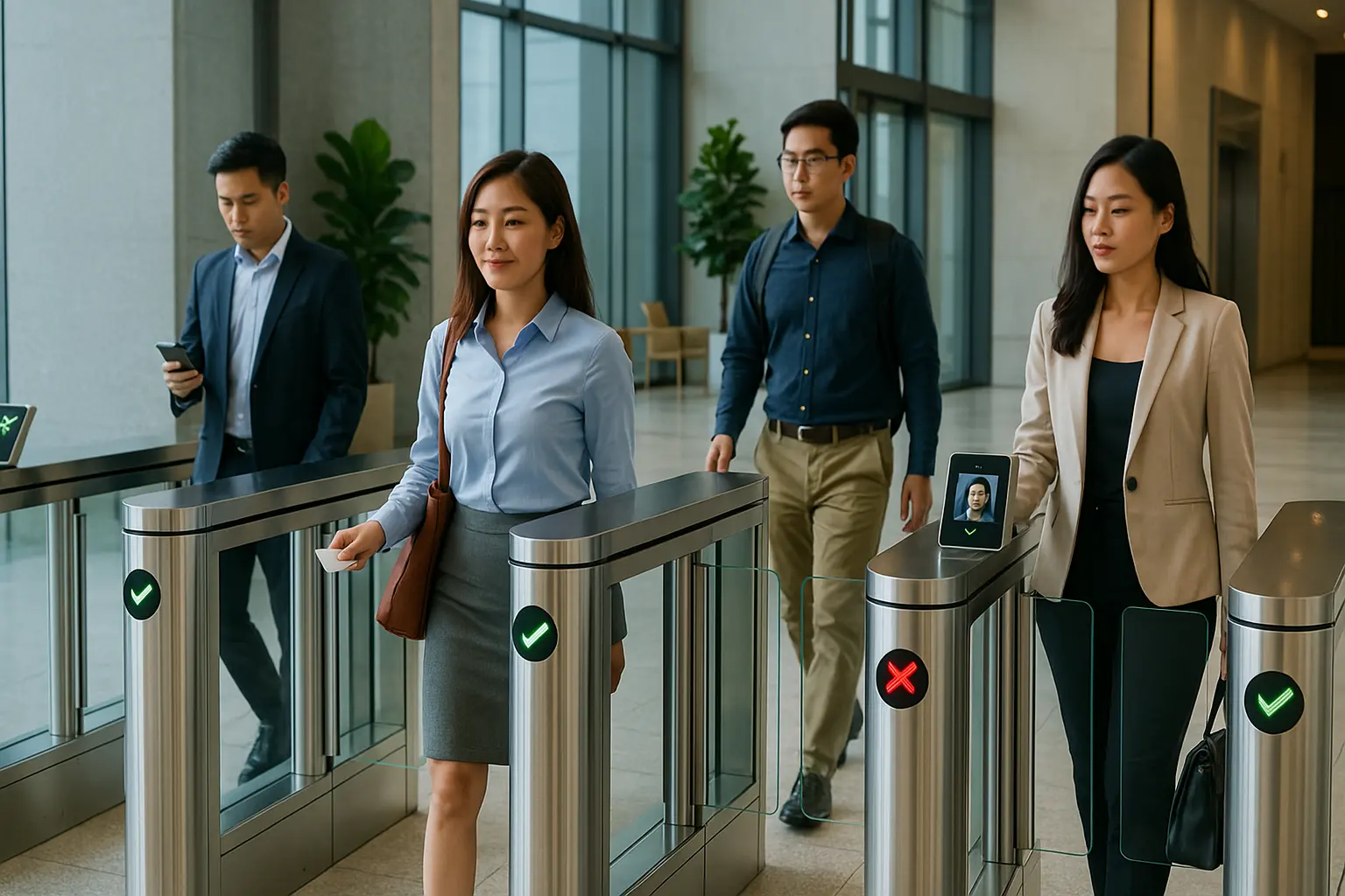 שער סיבוב מהיר להולכי רגל בווייטנאם