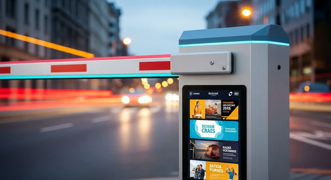 מחסום חניה פרסומי