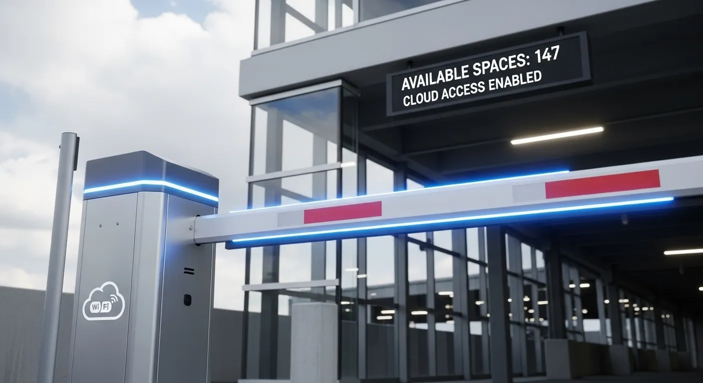 Porte de barrière de stationnement basée sur le cloud